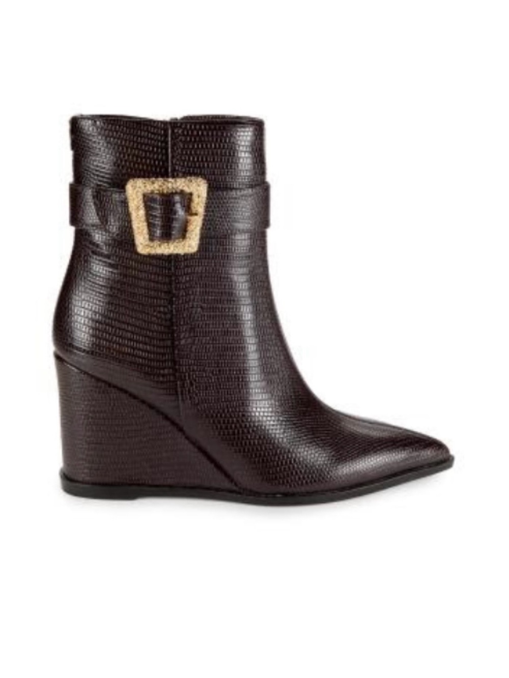 SAM EDELMAN—Weslie Point Toe Wedge Ankle Boots